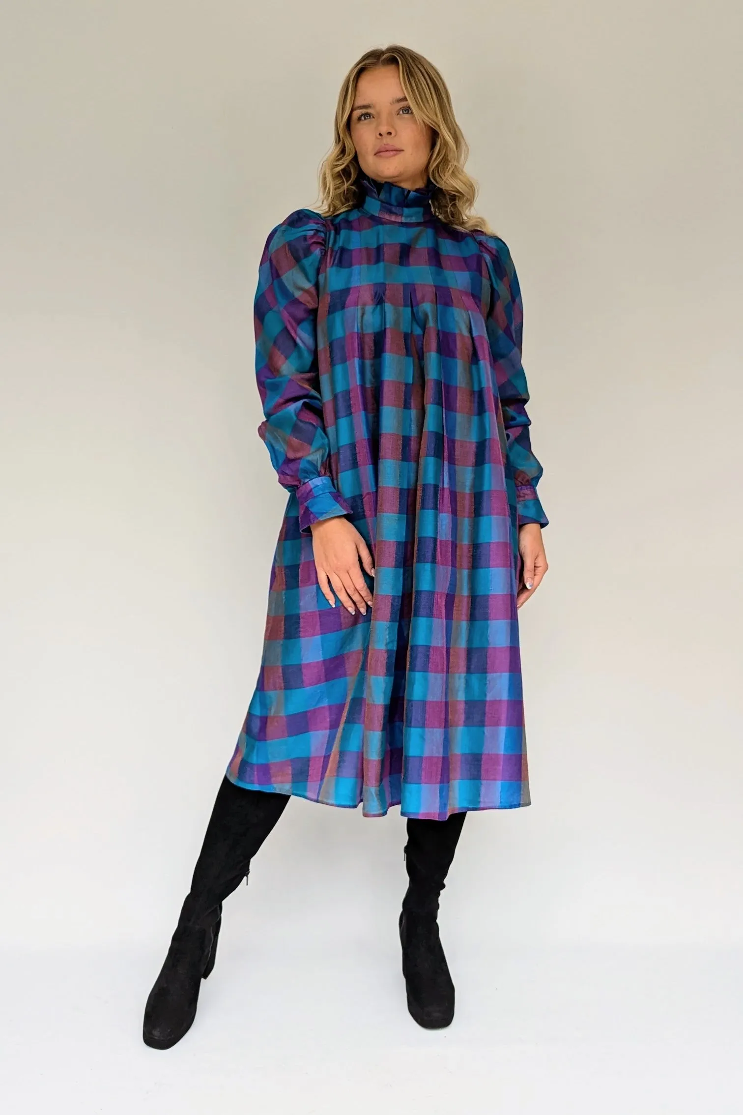 1970's John Bates Smock Prairie Dress