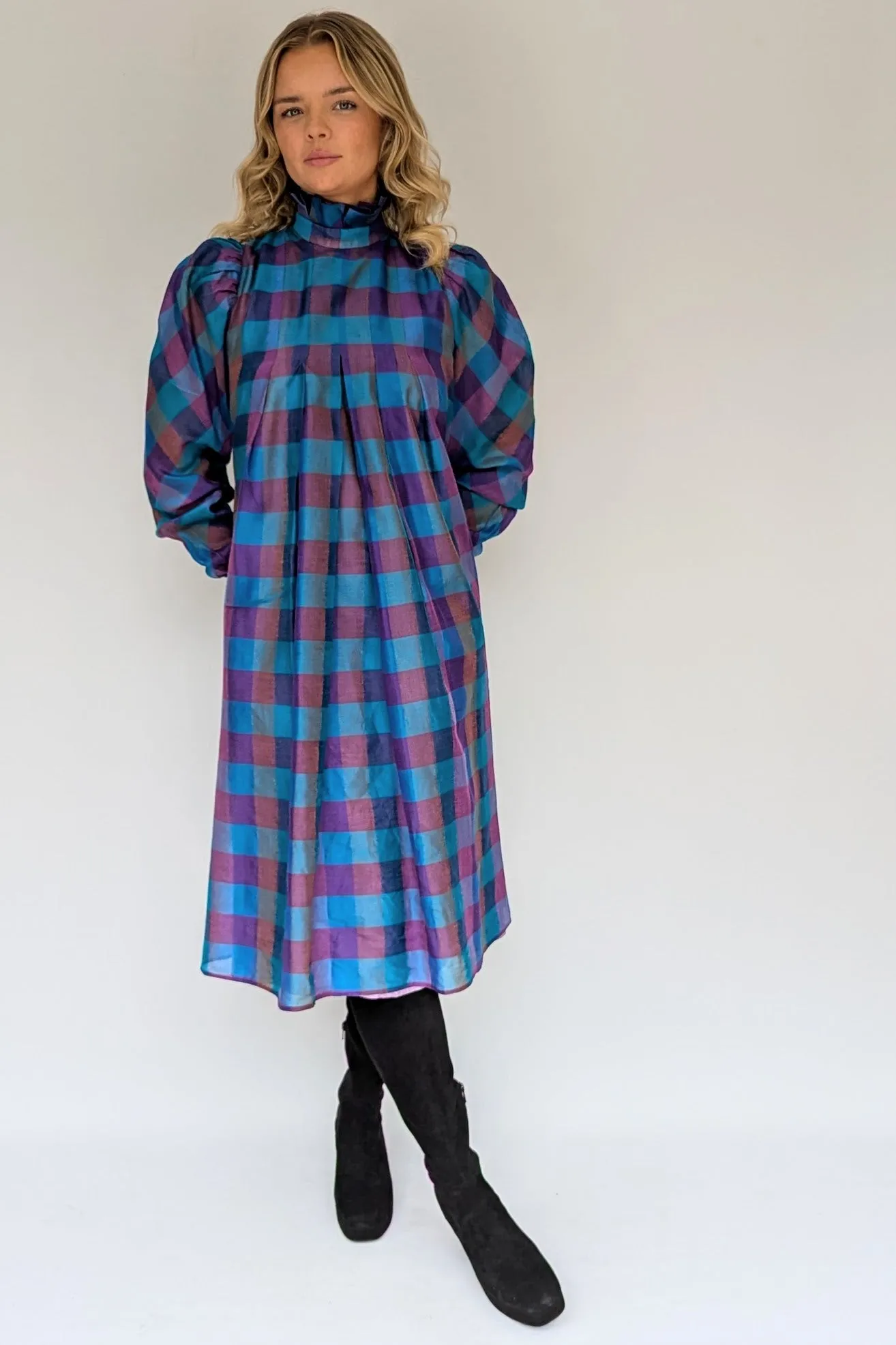 1970's John Bates Smock Prairie Dress