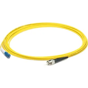 AddOn 12m LC (Male) to ST (Male) Straight Yellow OS2 Simplex LSZH Fiber Patch Cable ADD-ST-LC-12MS9SMFLZ