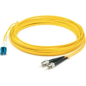 AddOn 41m LC (Male) to ST (Male) Straight Yellow OS2 Duplex LSZH Fiber Patch Cable ADD-ST-LC-41M9SMFLZ