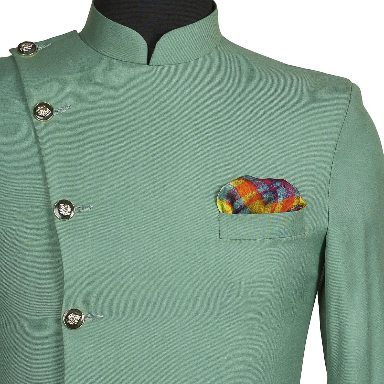 Chokore Multicolor Silk Pocket Square from the Plaids Line