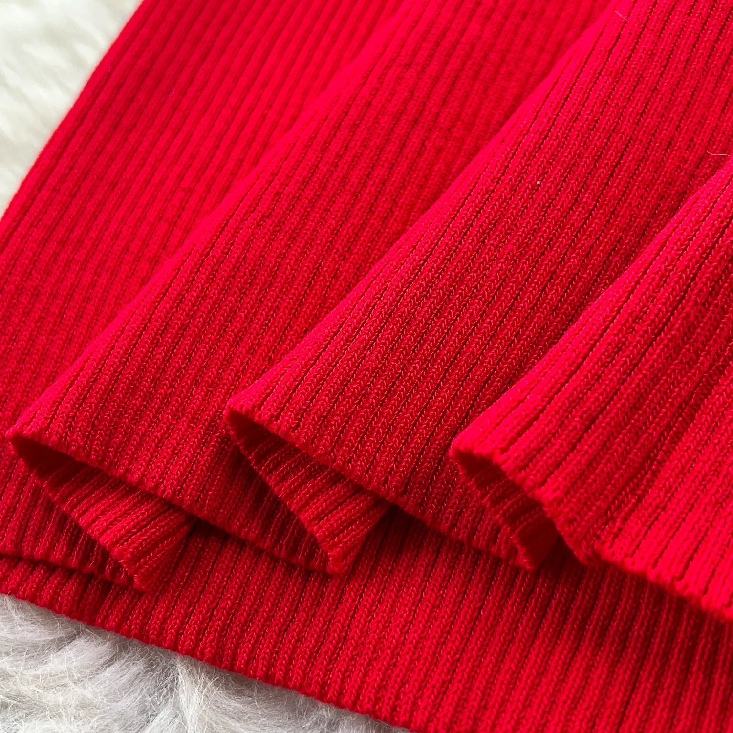 Color Blocking Bodycon Vest Dress