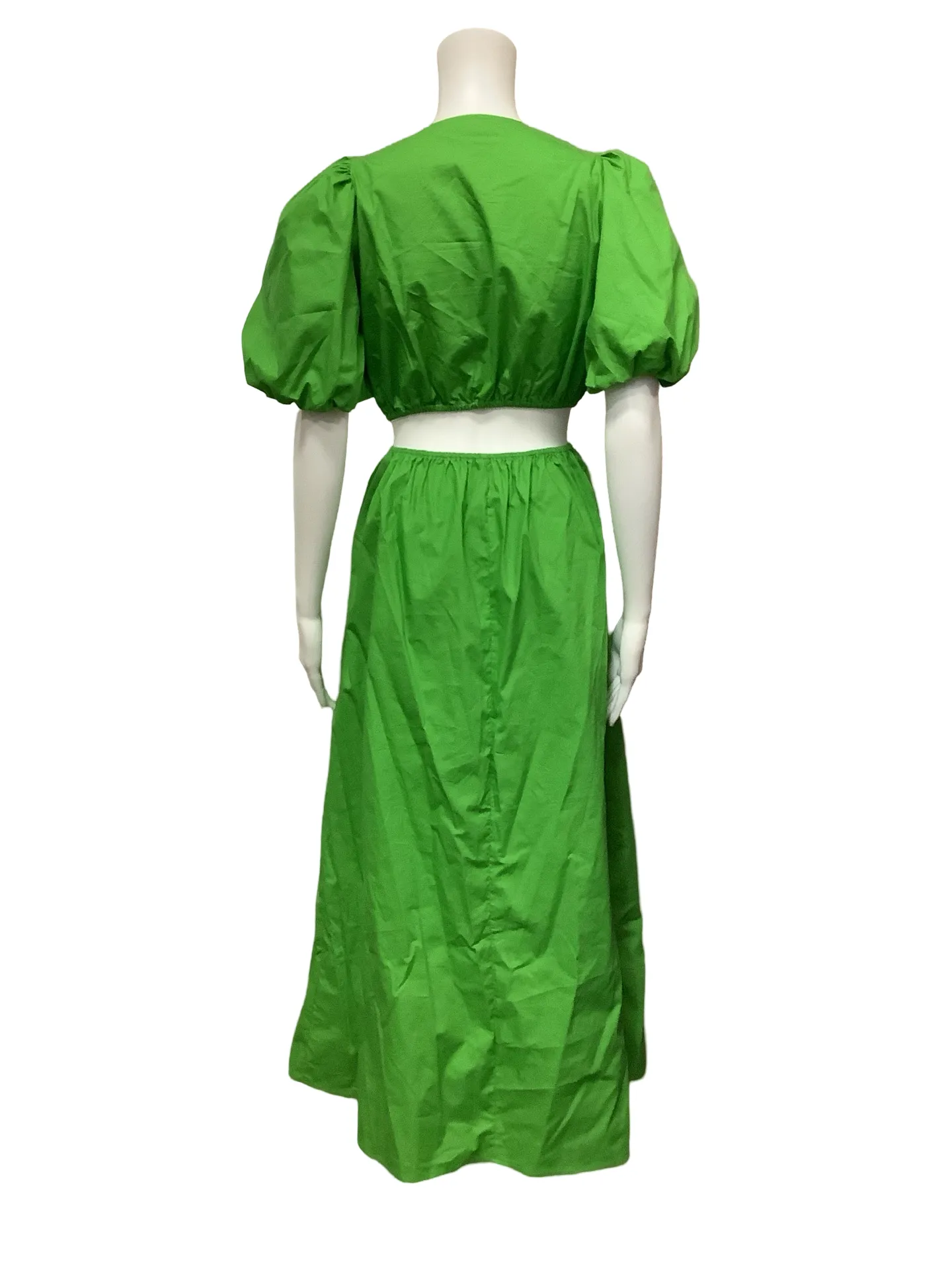 Deluc. V Neck Maxi Dress Size: XS