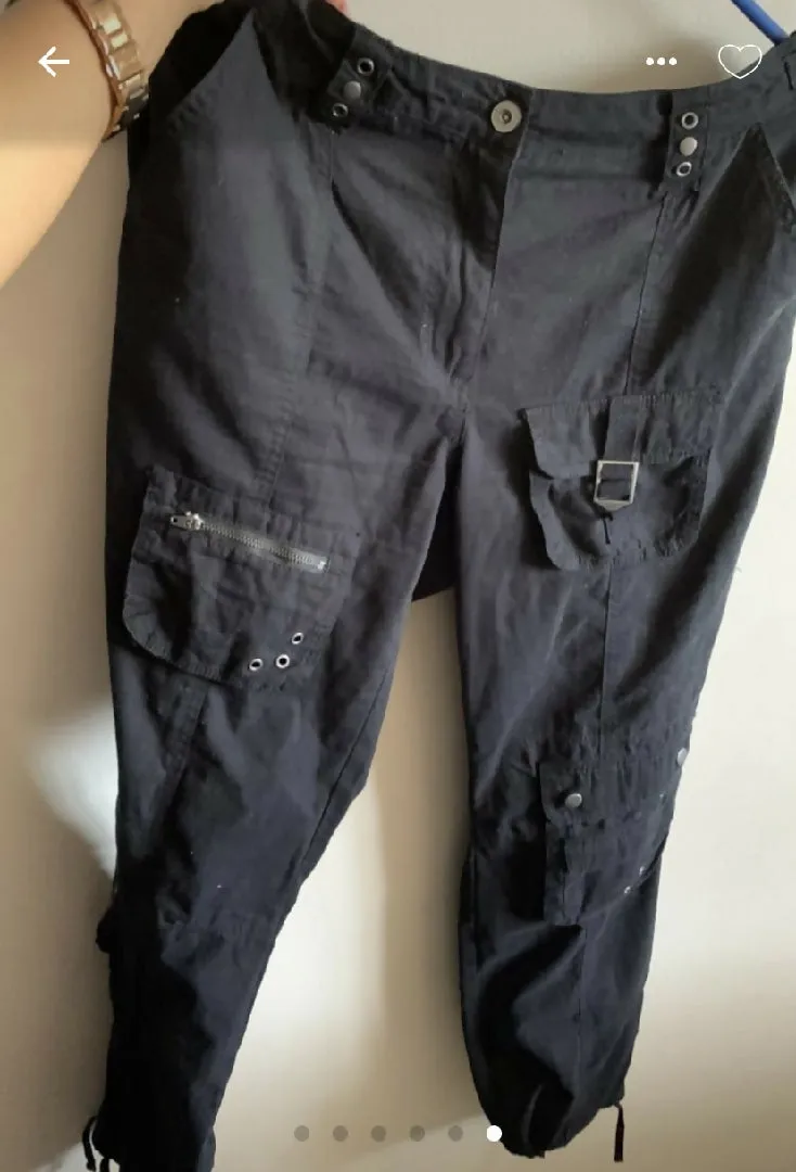 Factorie Black Cargo Pants