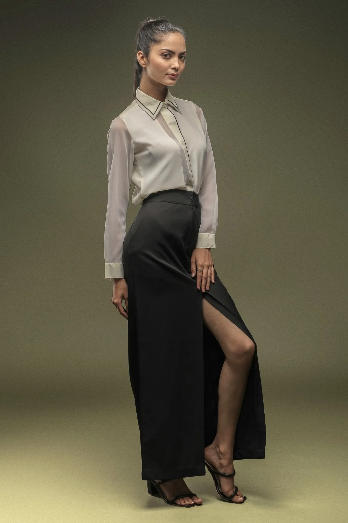 Full Length Black Skirt