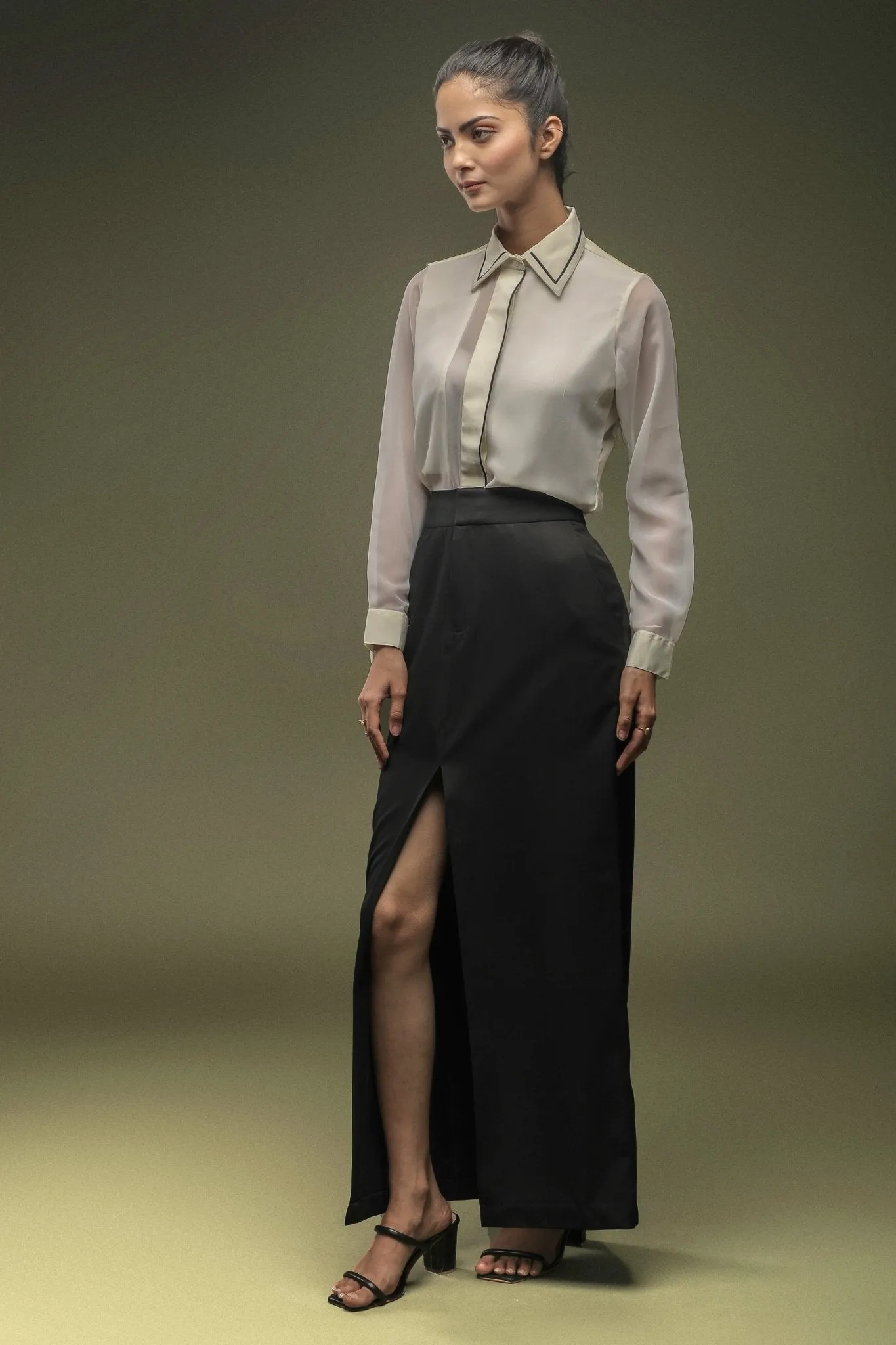Full Length Black Skirt