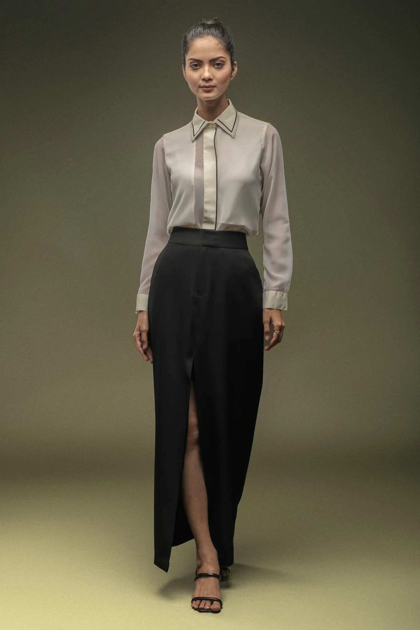 Full Length Black Skirt