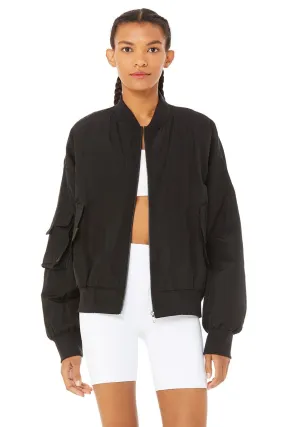 It Girl Bomber - Black