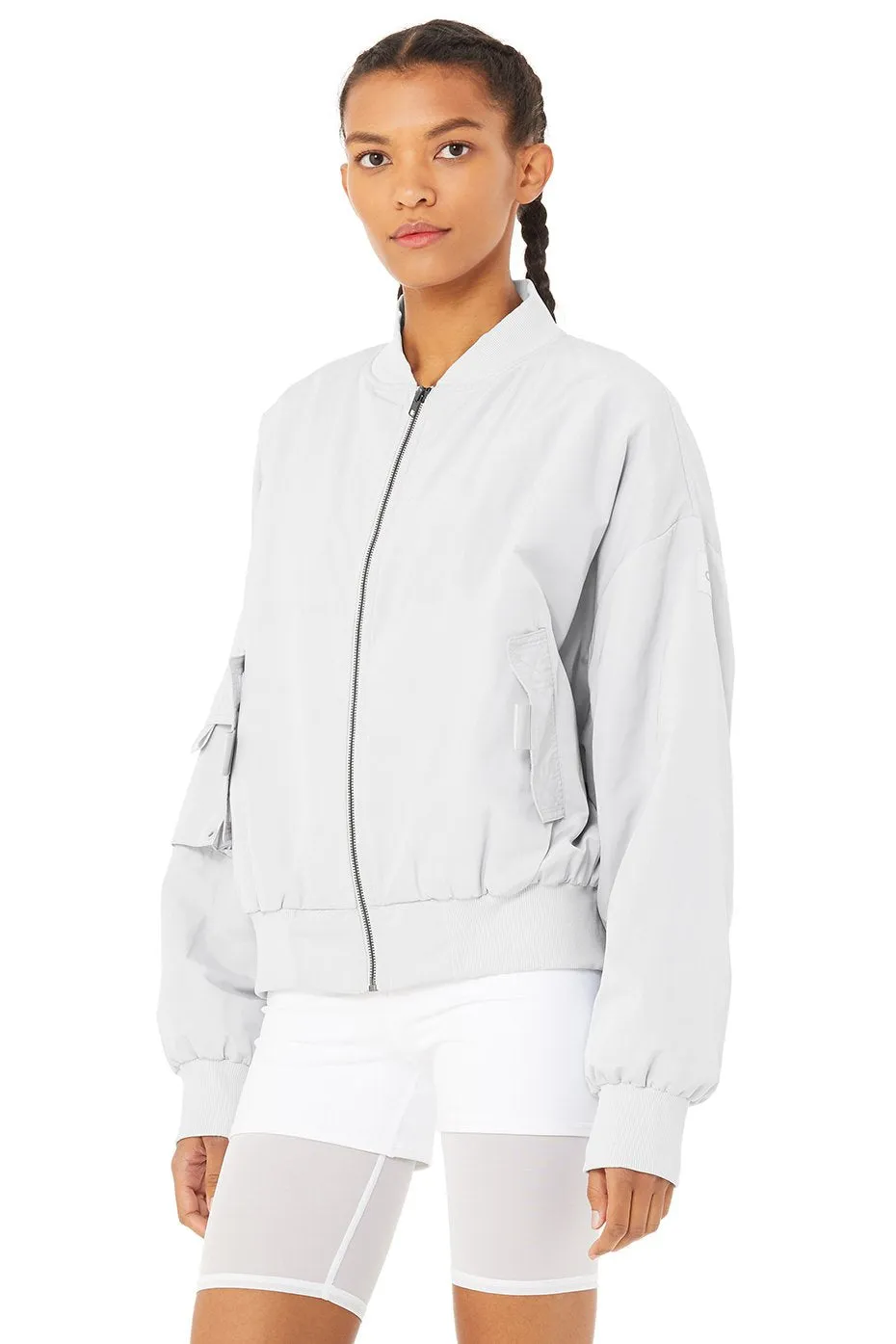 It Girl Bomber - Dove Grey