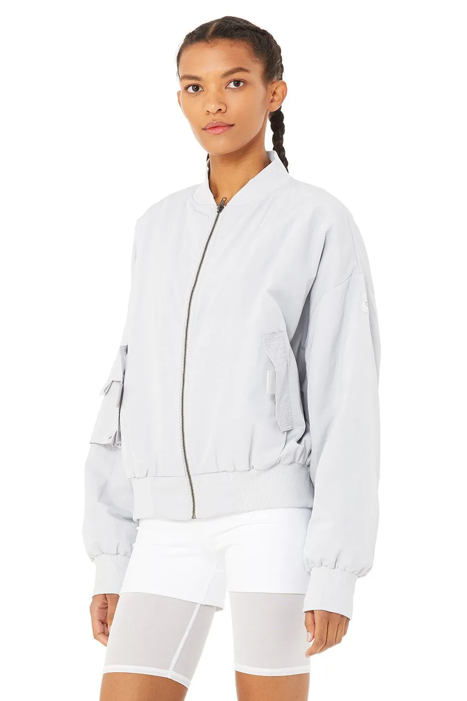 It Girl Bomber - Dove Grey