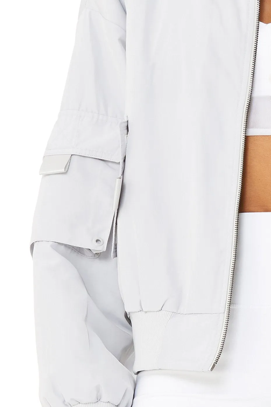 It Girl Bomber - Dove Grey