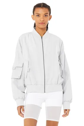 It Girl Bomber - Dove Grey