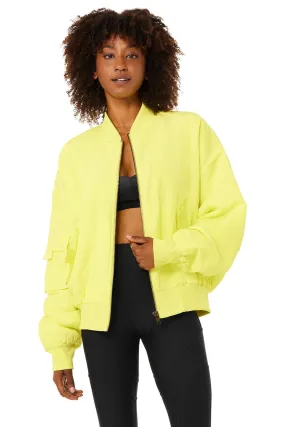 It Girl Bomber - Neon Shock Yellow