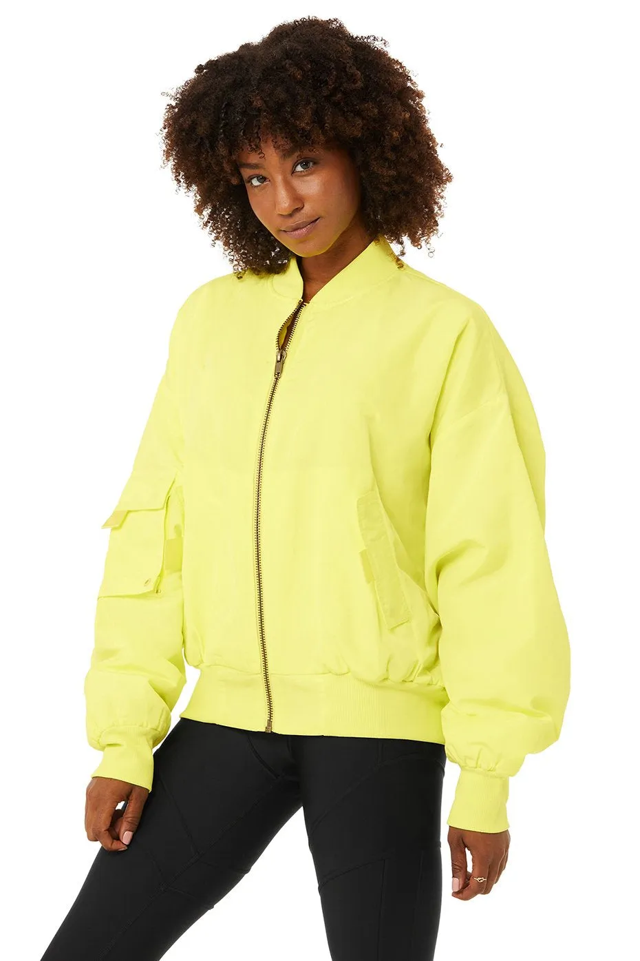 It Girl Bomber - Neon Shock Yellow