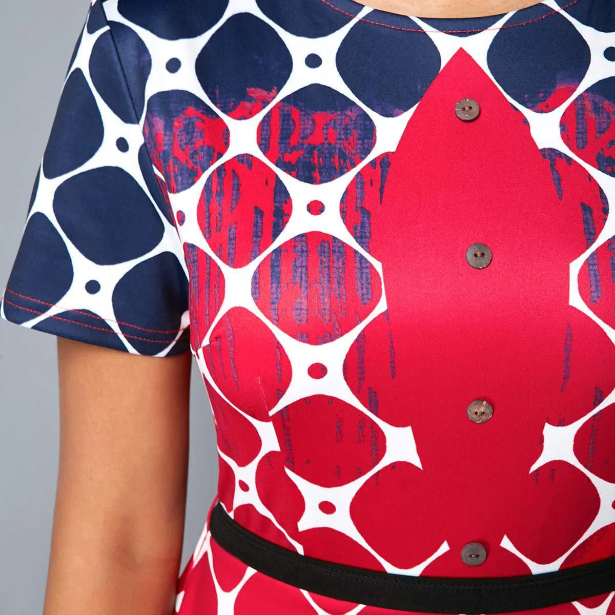 Let's Go To Work Peplum Dress