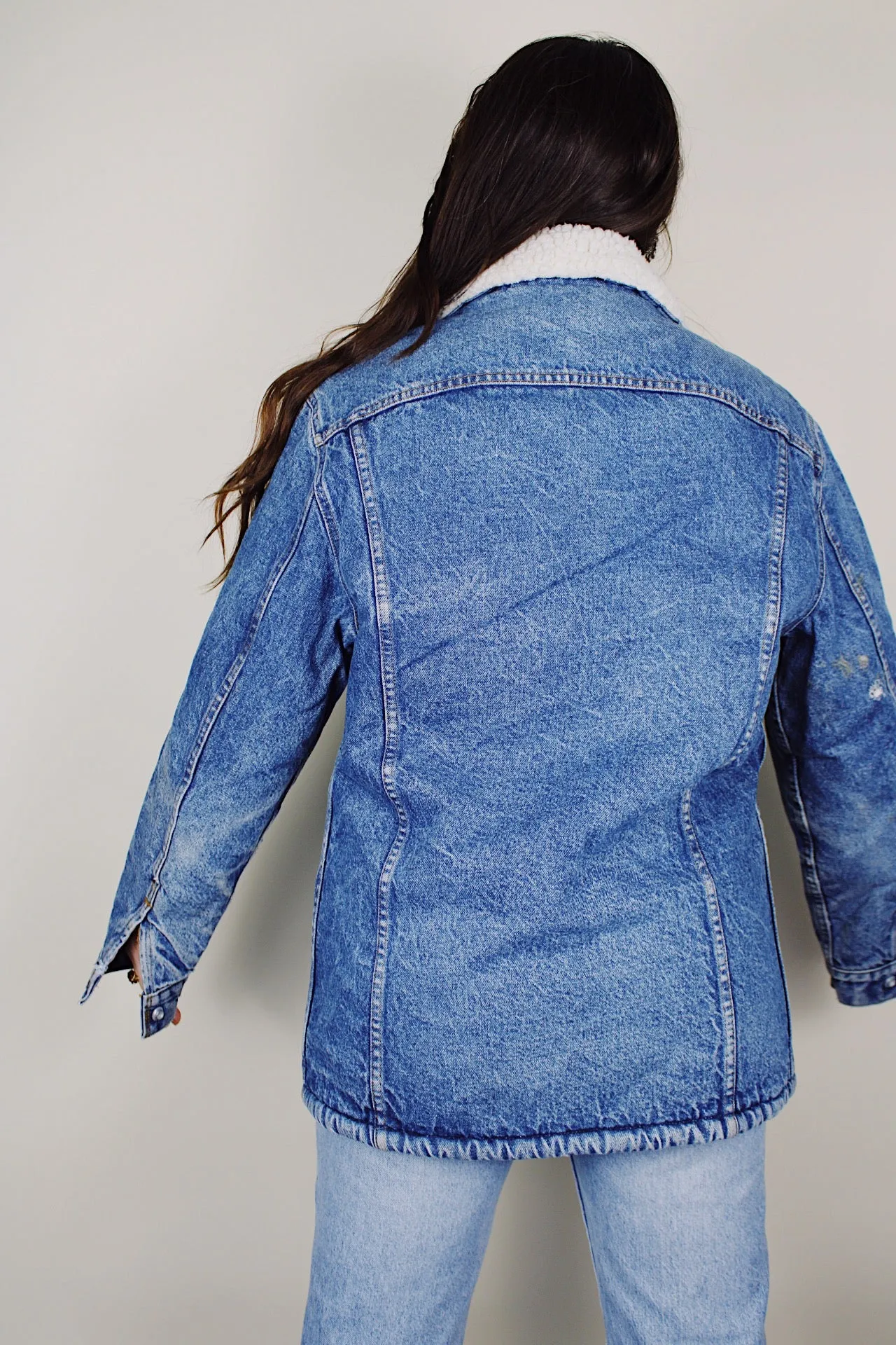Levi's Denim Shearling Jacket