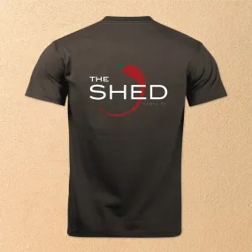 "The Shed Chile" Men's Short-Sleeved T-Shirt - Black