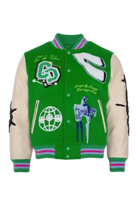 RENEGADES GREEN LETTERMAN JACKET