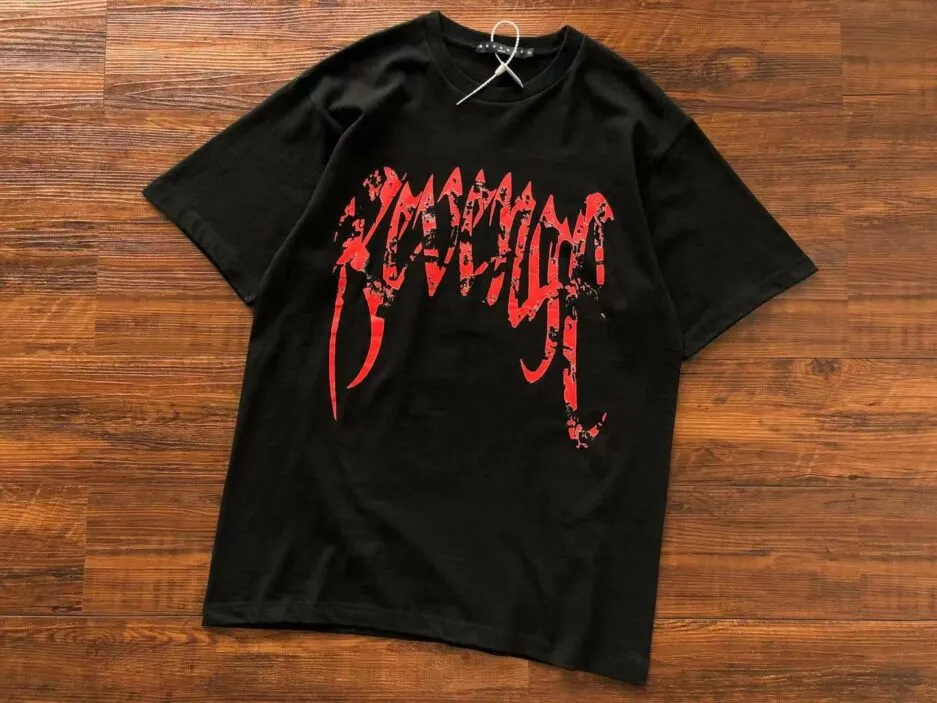 Revenge - Red Bones Tee Black