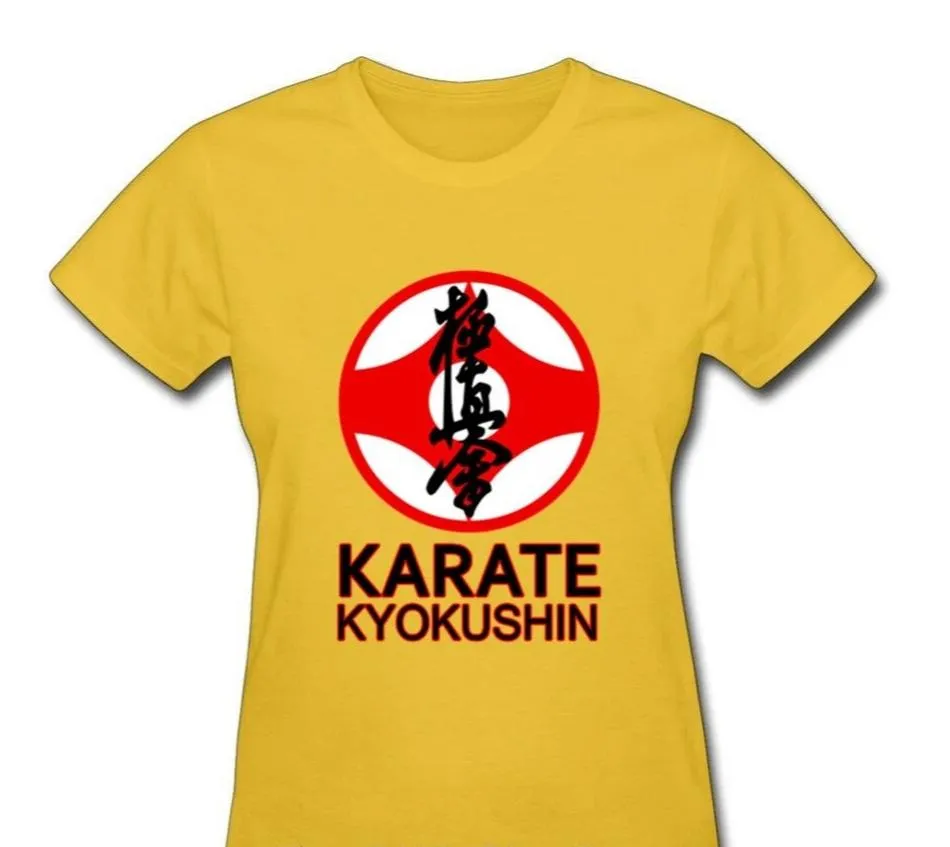 Short Sleeve T Shirt Women  Karate Kyokushin