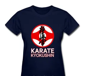 Short Sleeve T Shirt Women  Karate Kyokushin