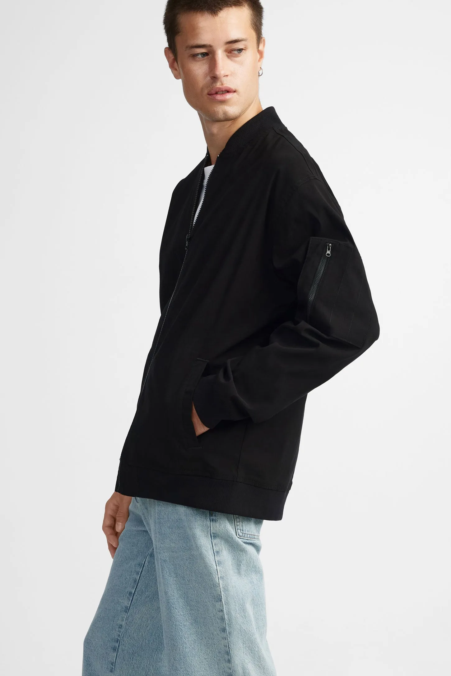 Veste bomber popeline - Homme