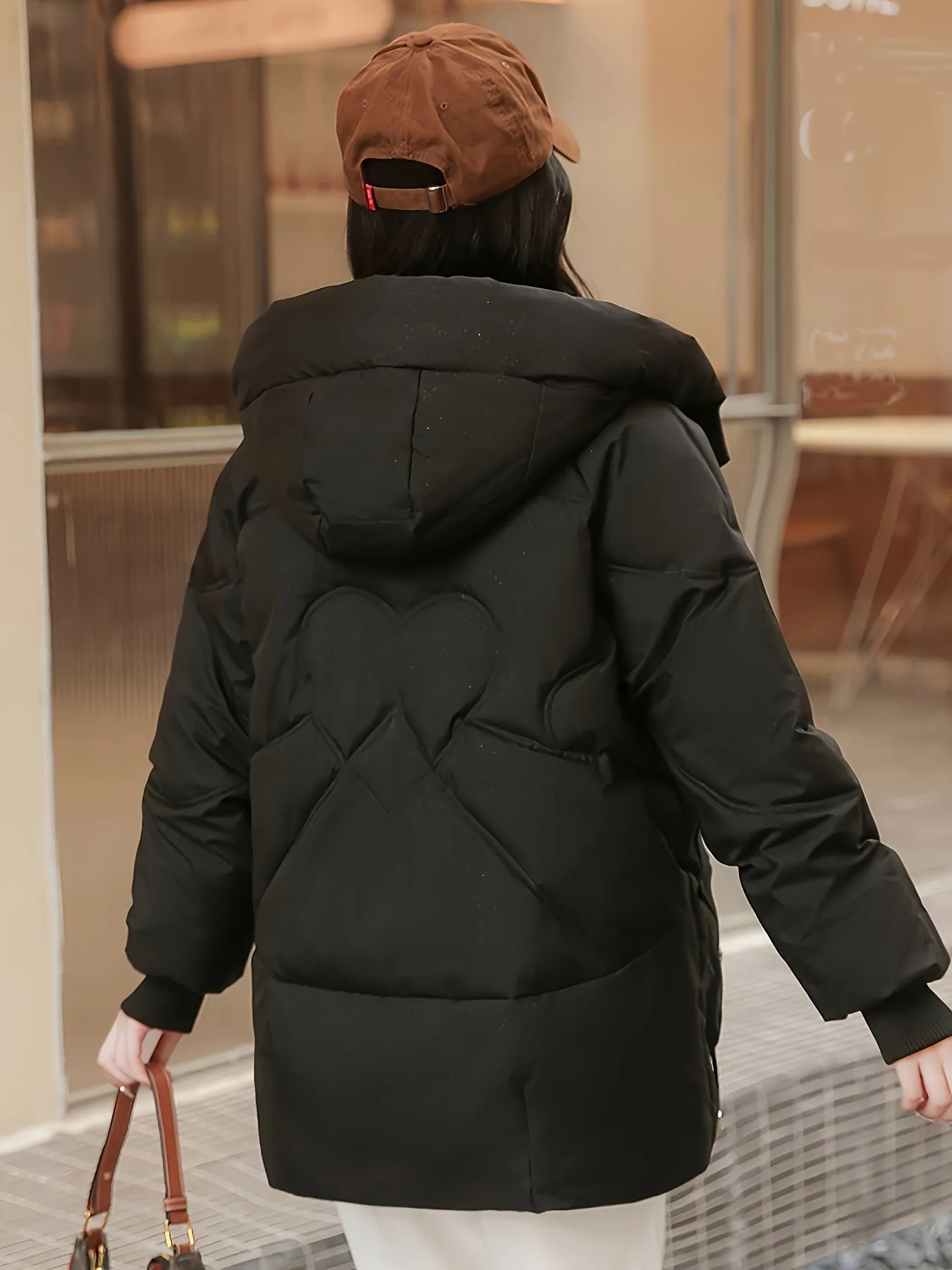 Women's Casual Parka Long Winter Coat with Padding | Ideal for Autumn/Winter