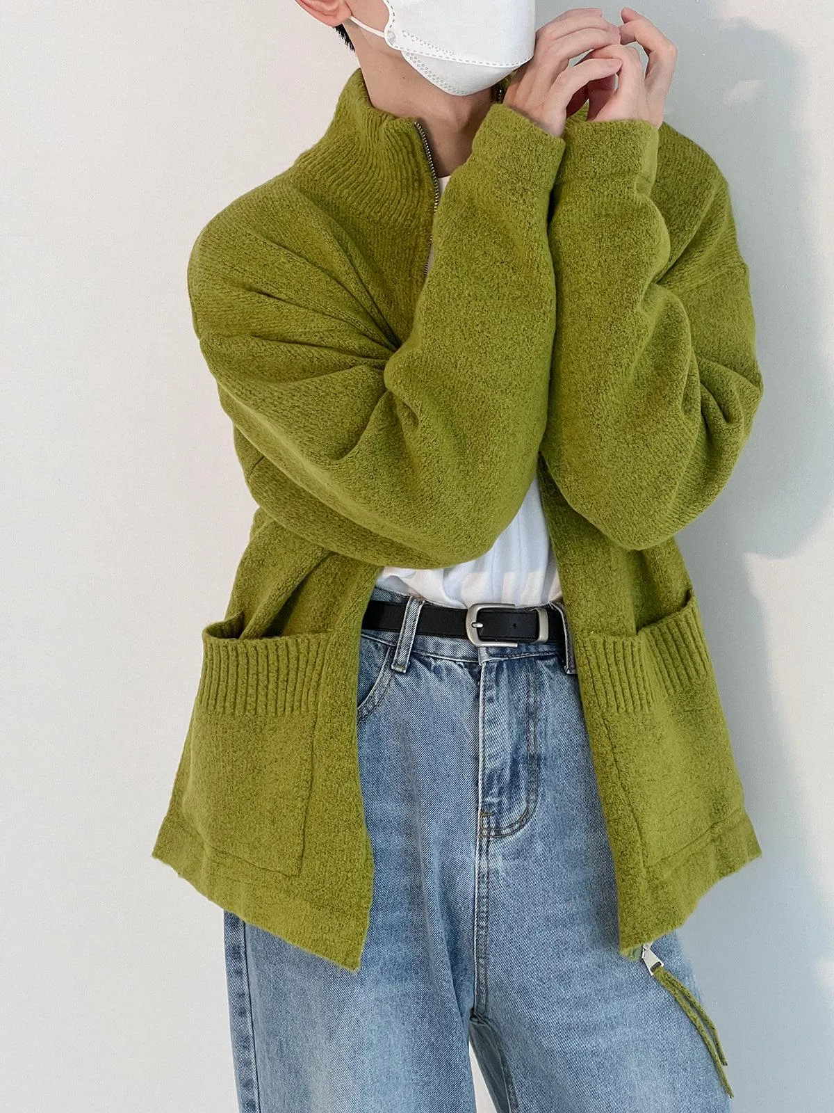 Zhou Essential Knit Zip-Up Jacket